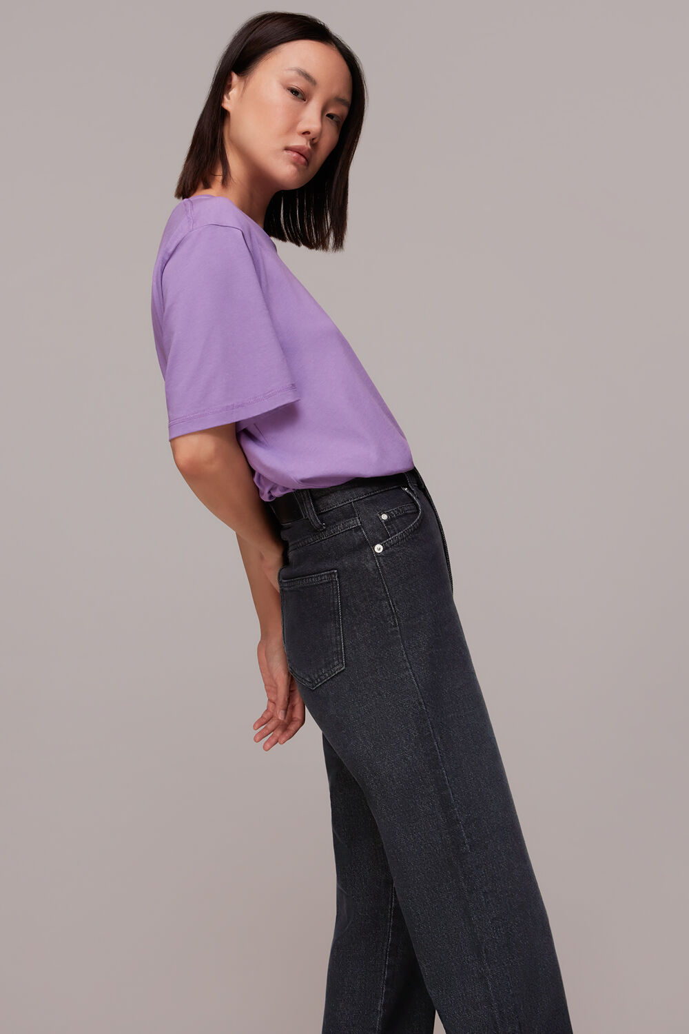 Black Authentic Mom Jean