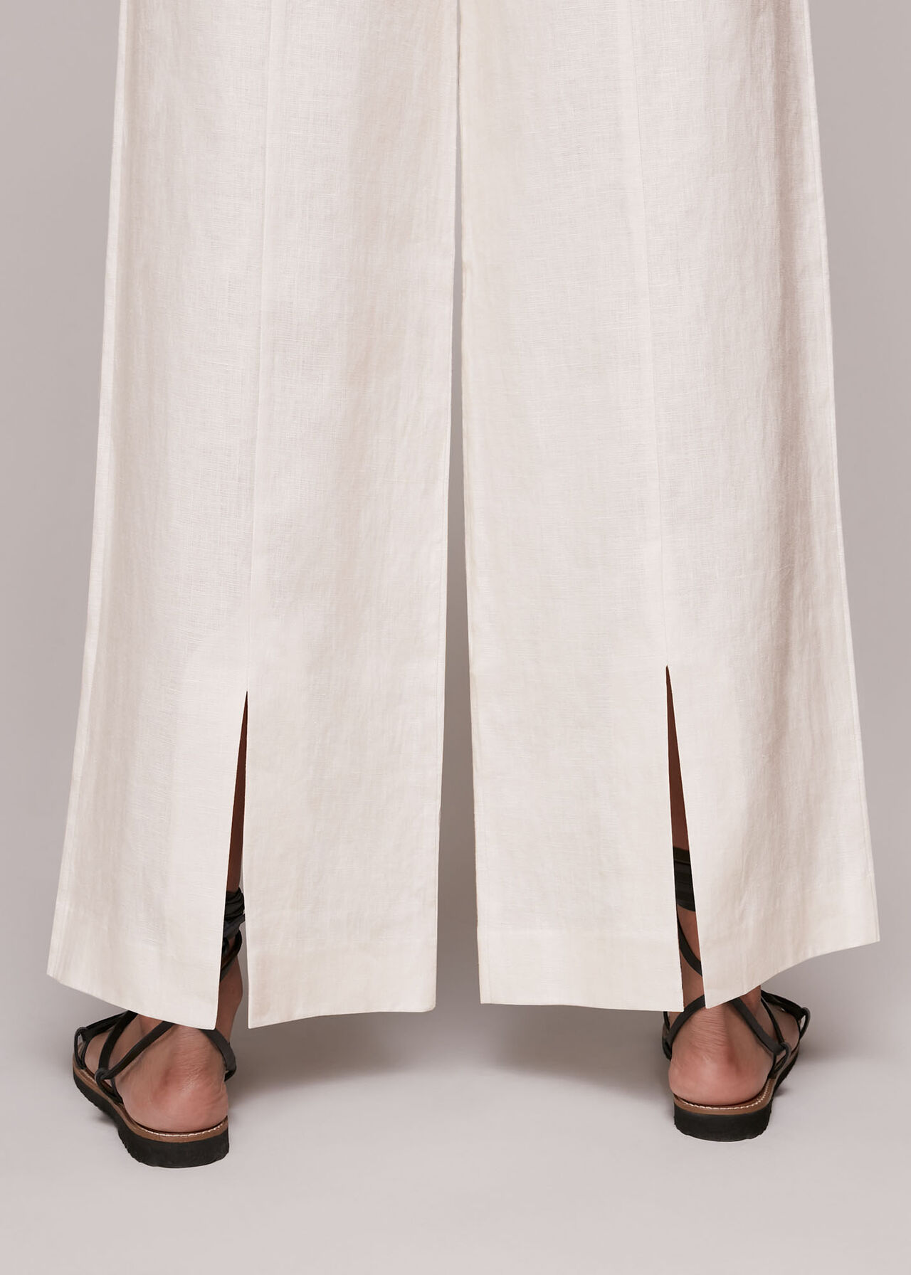 Nina Wide Leg Linen Trouser