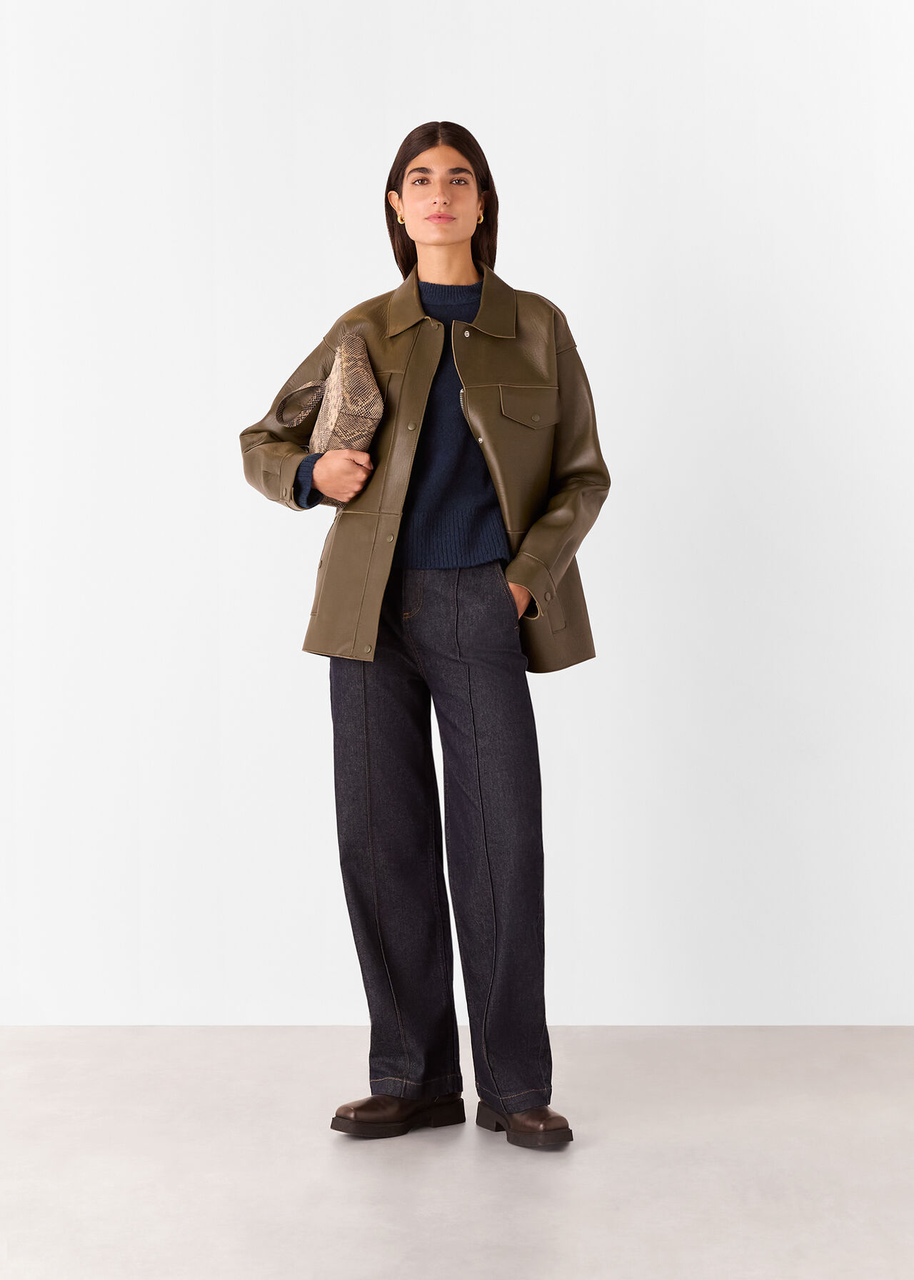 Wool Mix Side Split Knit
