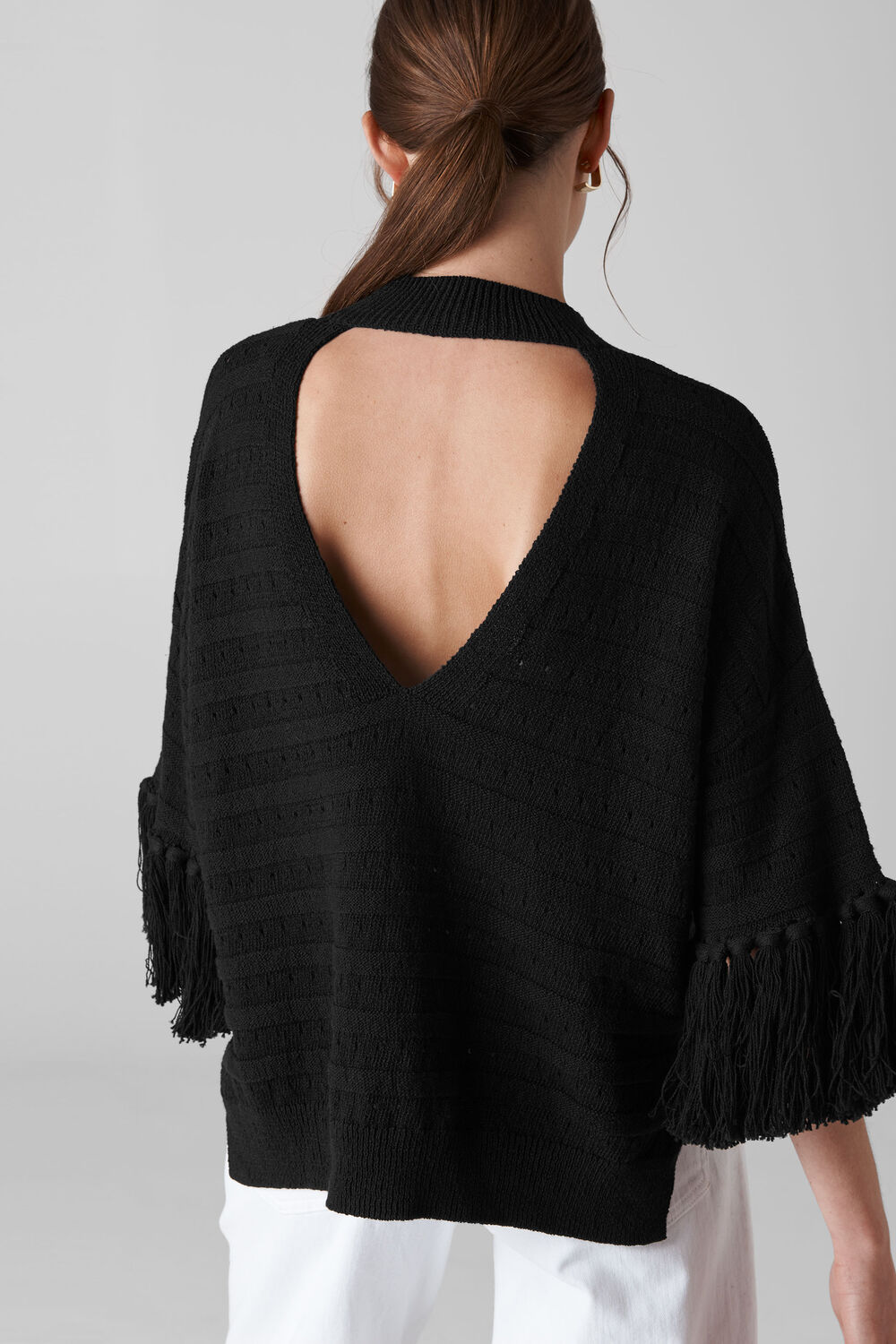 Fringe Detail Knit