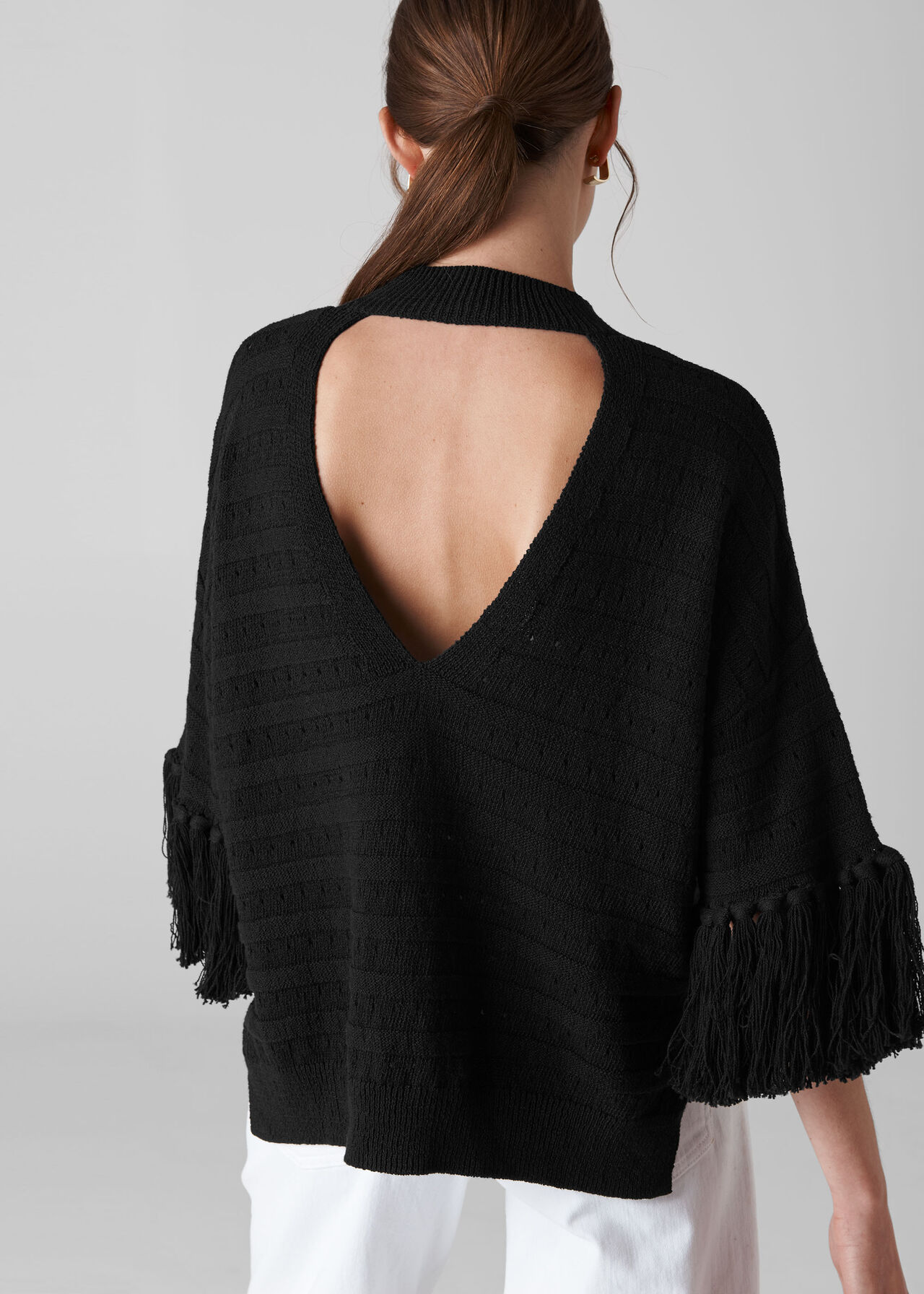 Fringe Detail Knit