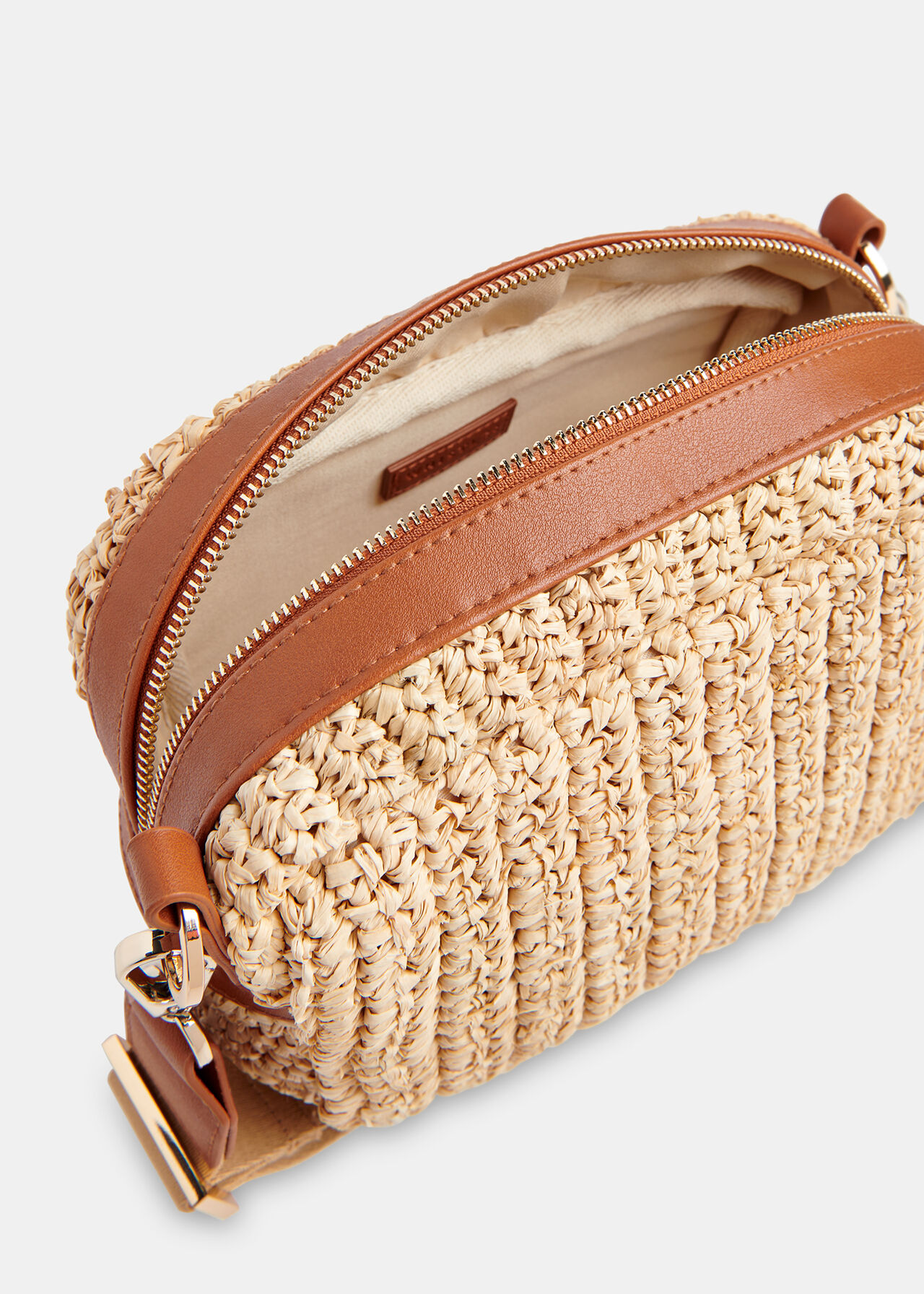 Straw Bibi Crossbody Bag