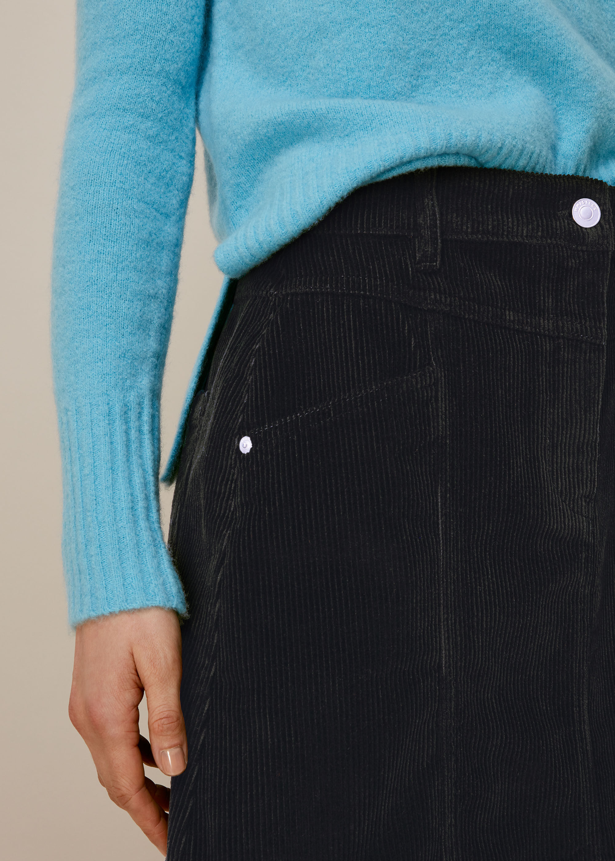 Cord A Line Skirt