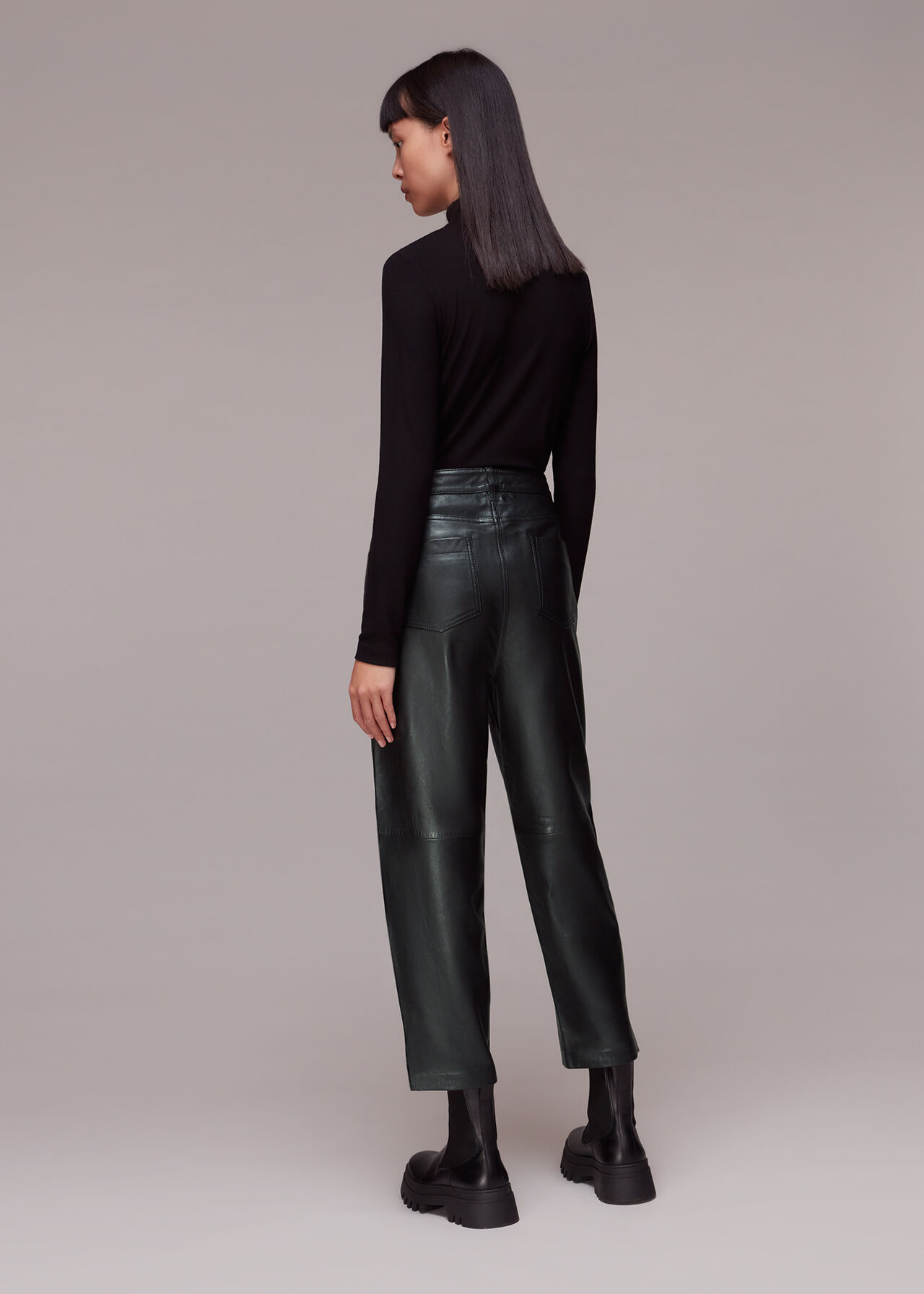 Laura Leather Trouser