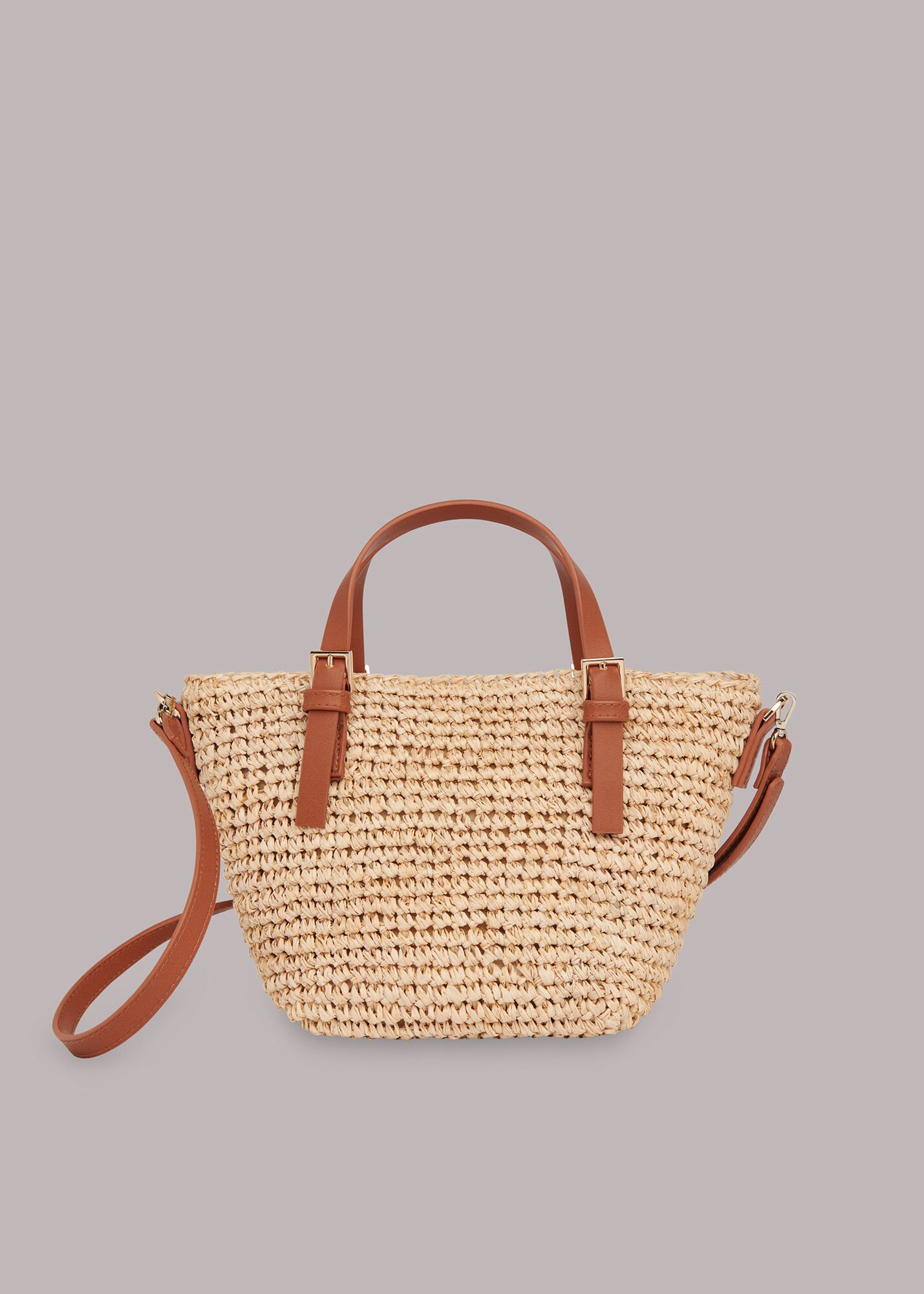 Mini straw tote sales