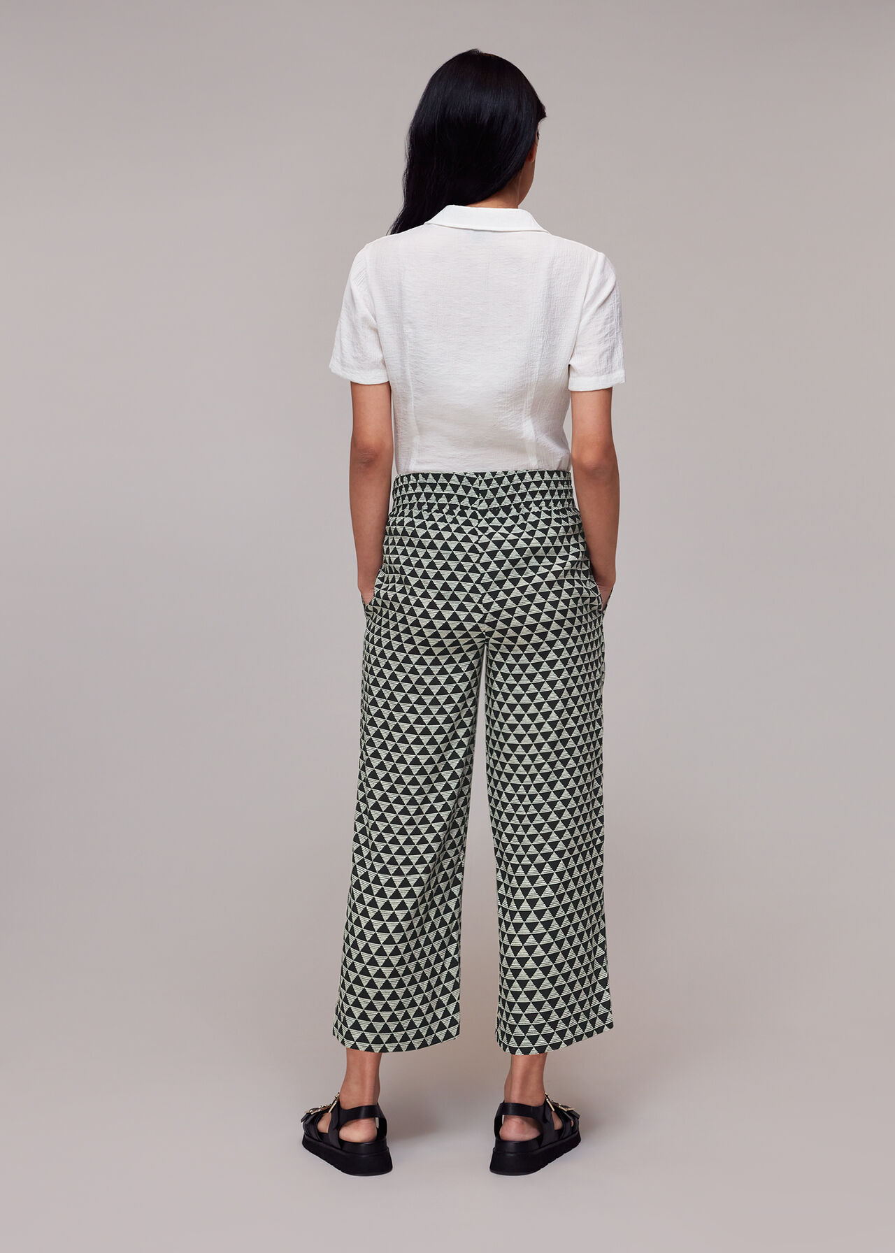 Triangle Checkerboard Trouser