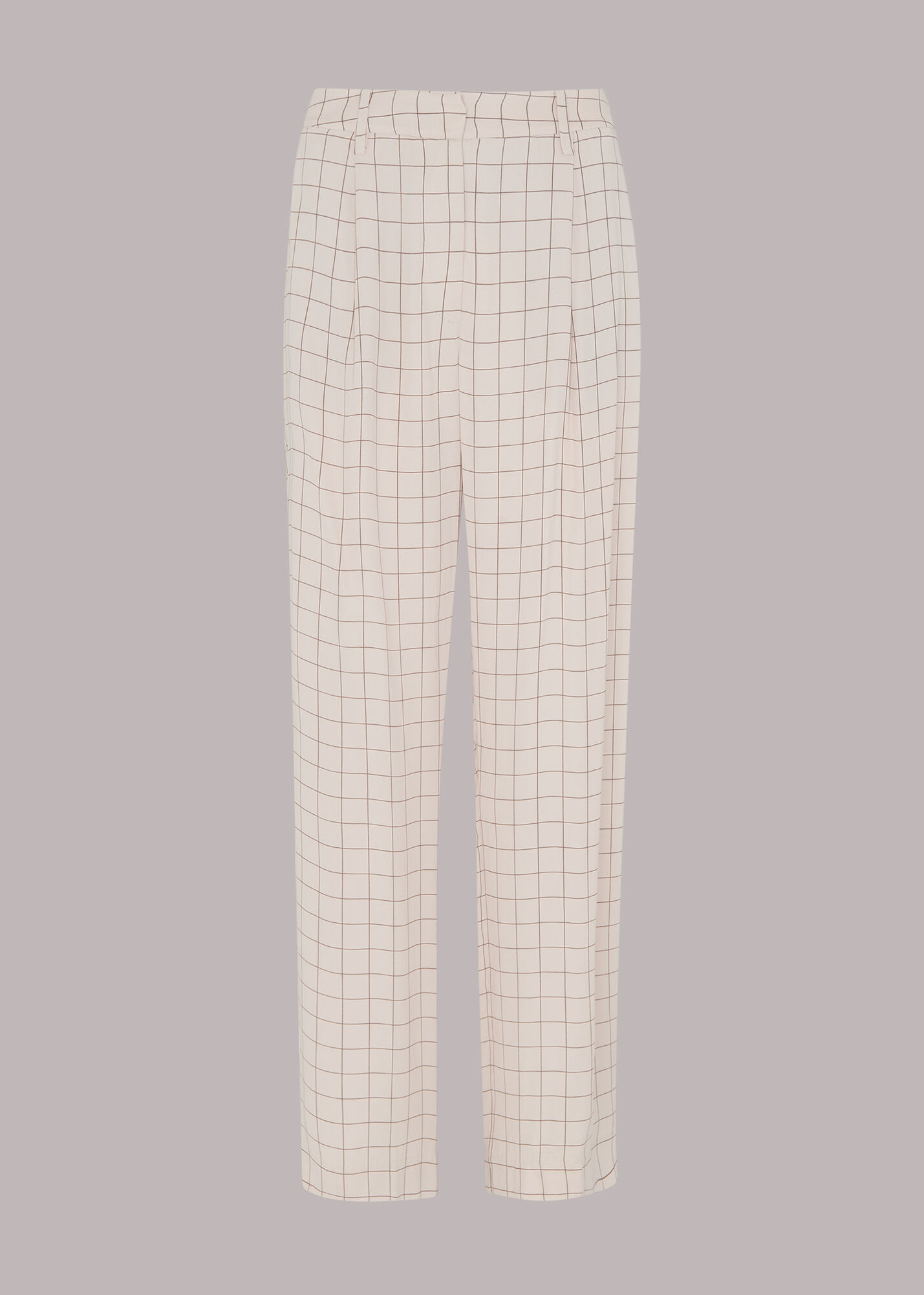 Multicolour Niamo Fine Grid Trouser WHISTLES