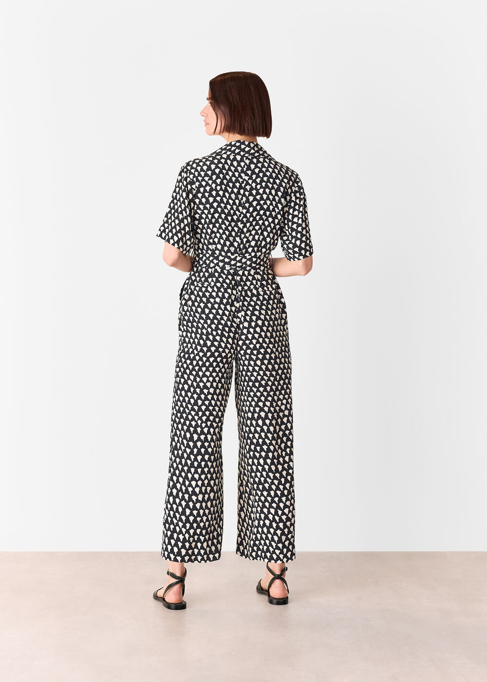 Abstract Triangle Jumpsuit