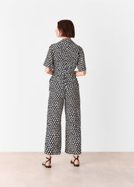 Abstract Triangle Jumpsuit