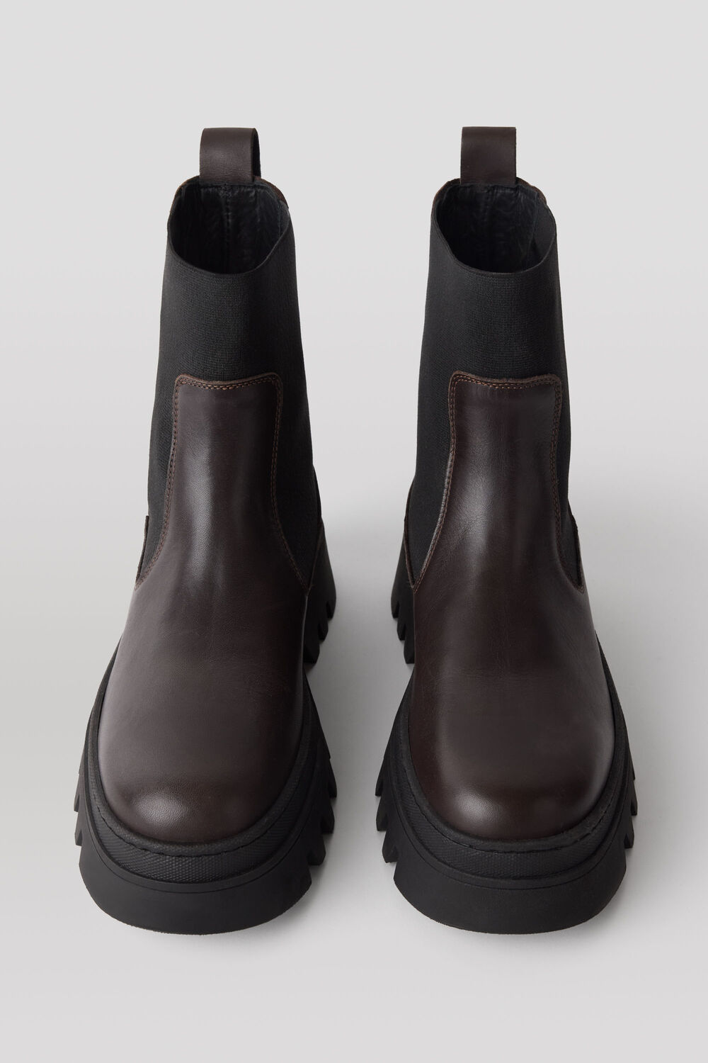 Chocolate Hatton Chunky Chelsea Boot