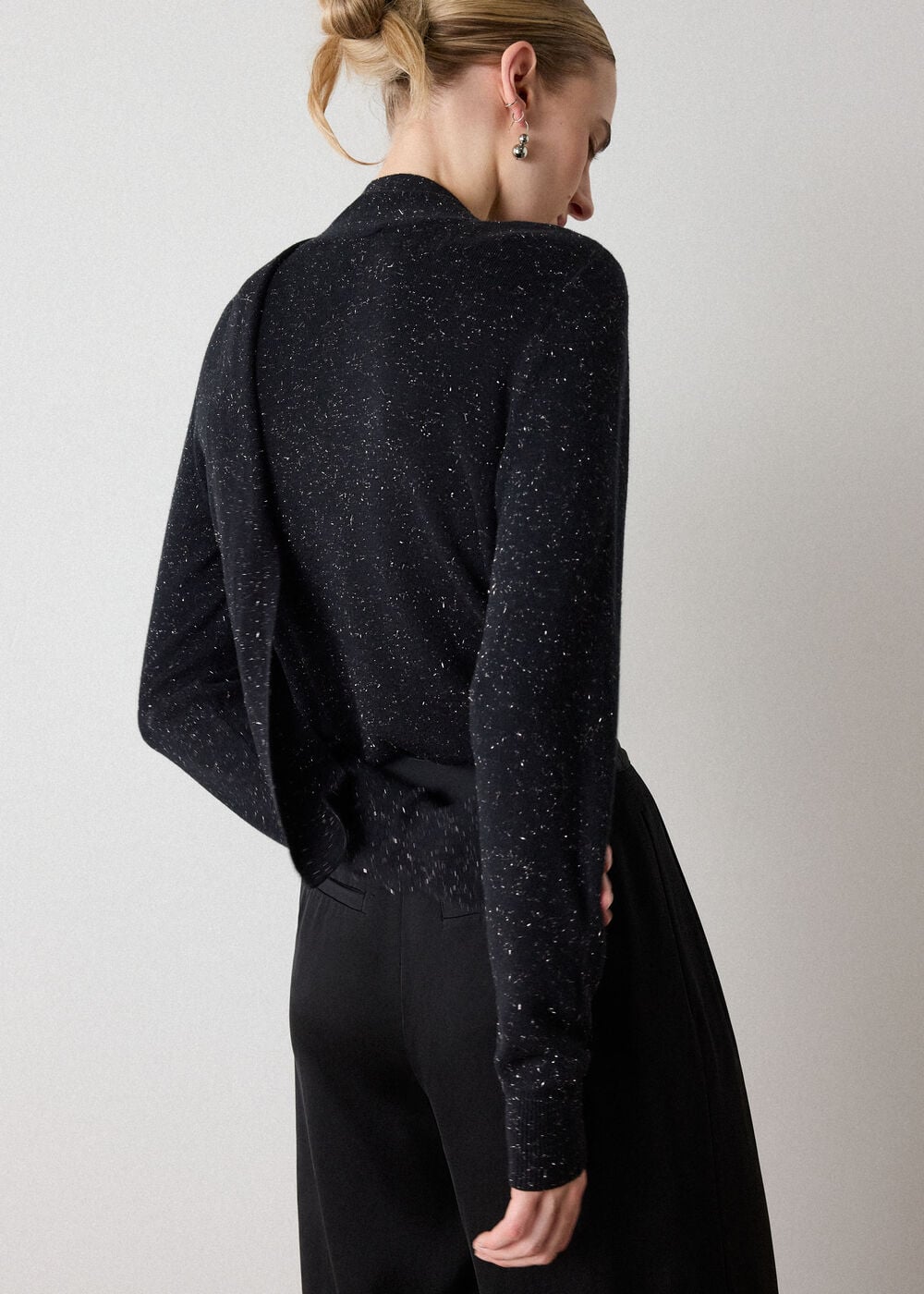 Annie Sparkle Tie Neck