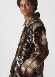 Patchwork Animal Shearling