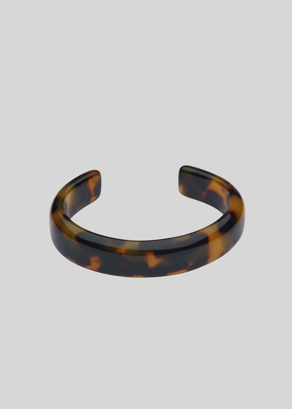 Tort Resin Bangle Brown/Multi