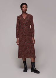 Dainty Floral Print Midi Dress