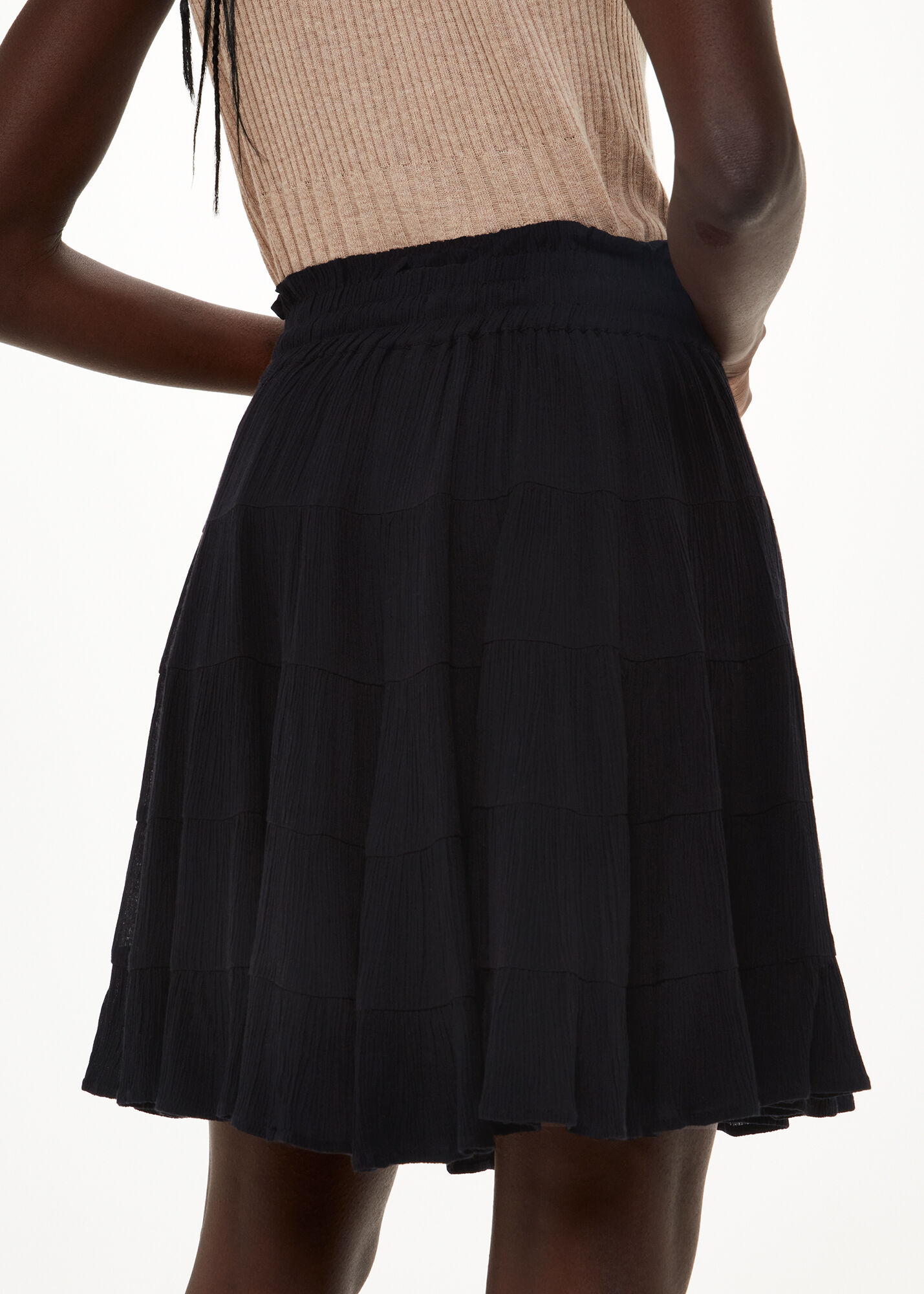 Black Mabel Mini Skirt WHISTLES