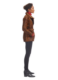 Leopard Leather Biker