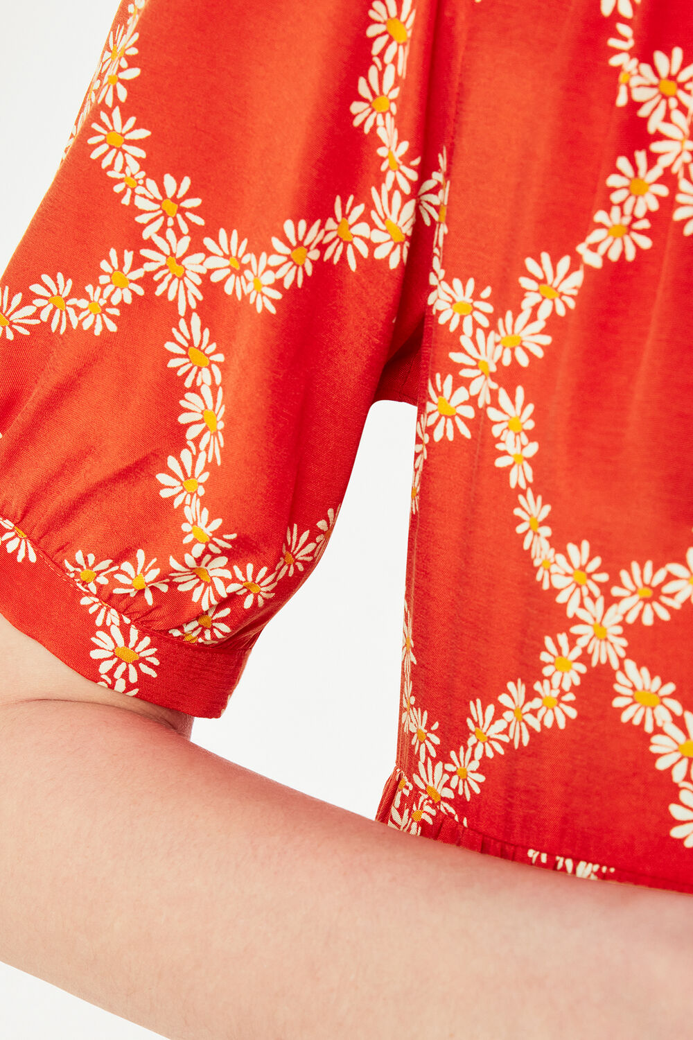 Daisy Trellis Trapeze Dress