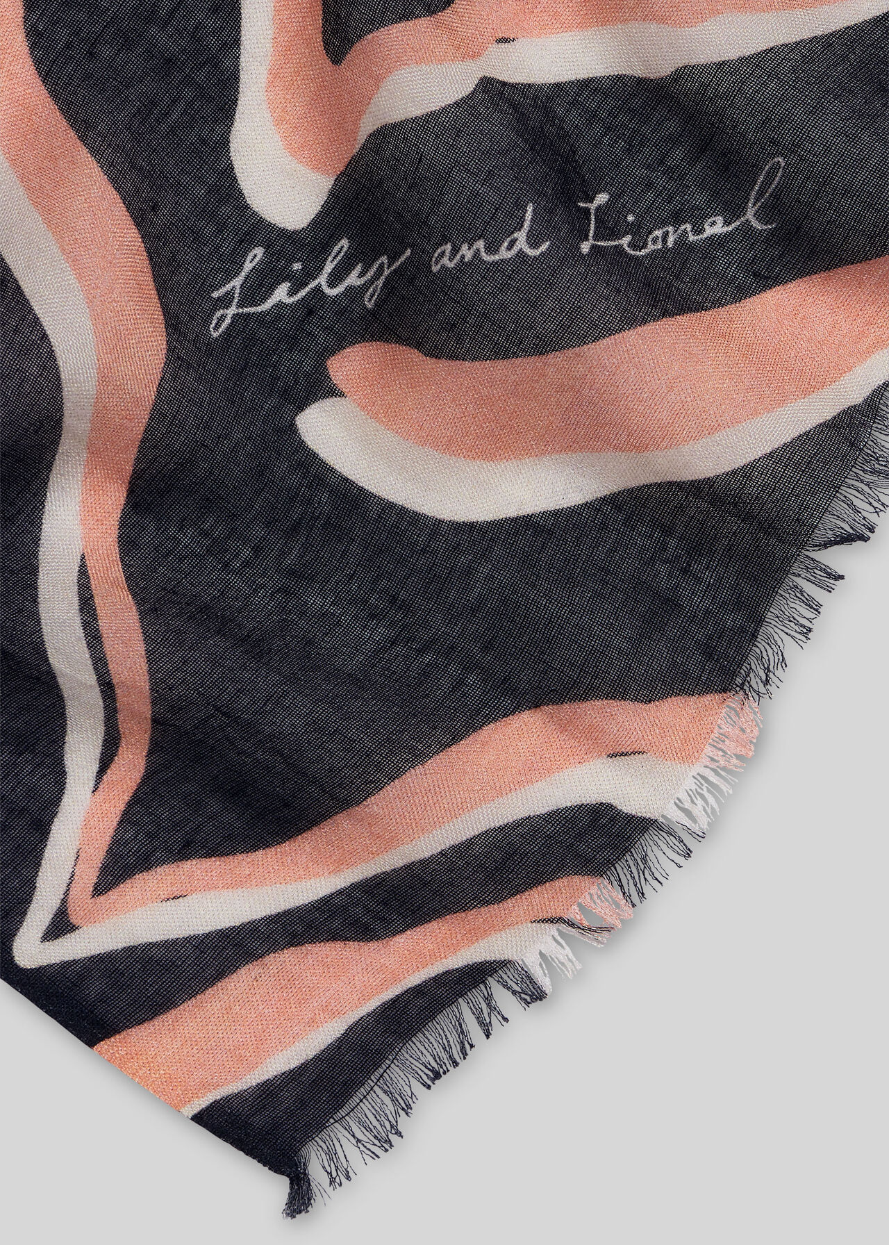 Lily and Lionel Zebra Scarf Black/Multi