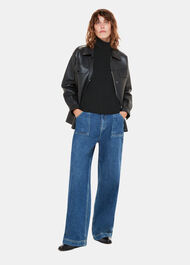 Maja Knitted Polo Neck Knit