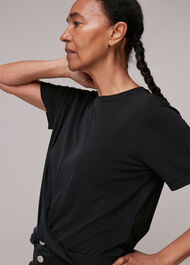 Twist Front Cupro Top