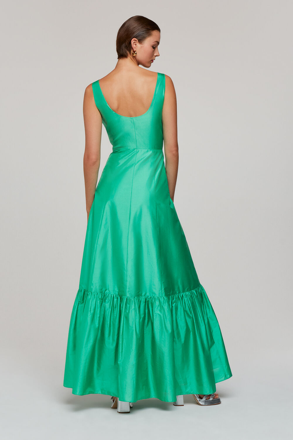 Taffeta Silk Blend Maxi Dress