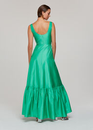 Taffeta Silk Blend Maxi Dress