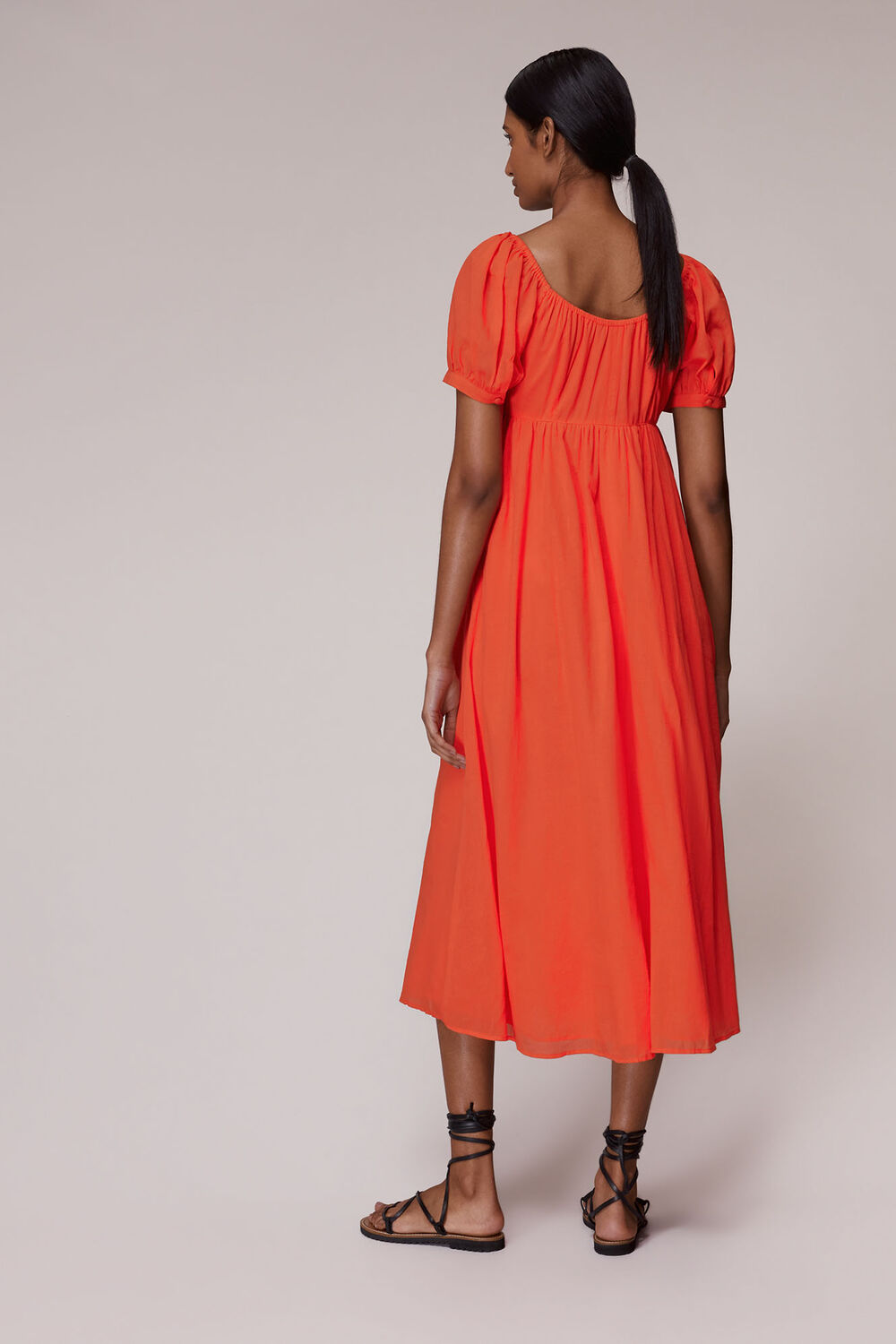 Tie Detail Elouise Midi Dress