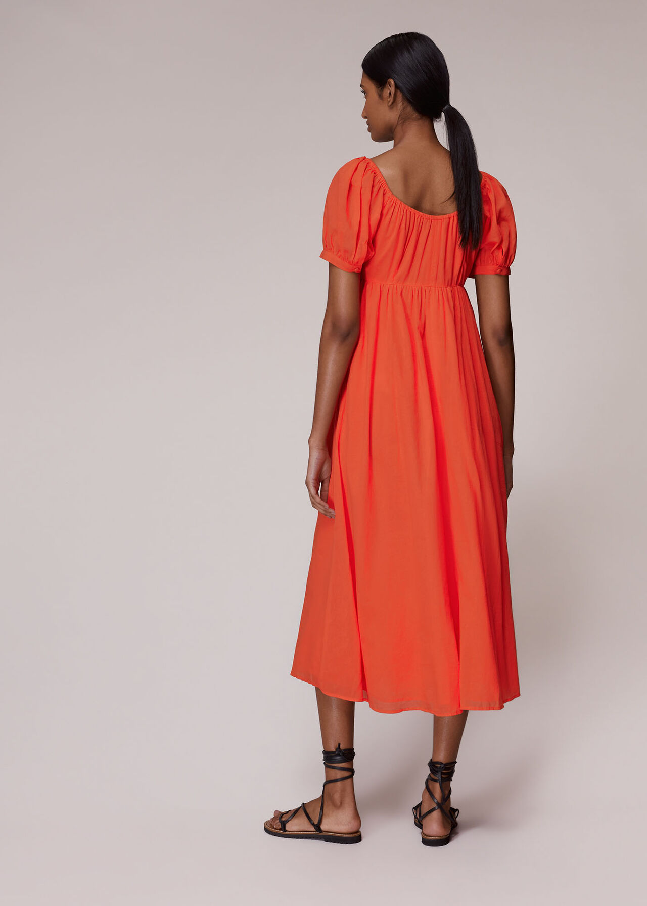 Tie Detail Elouise Midi Dress