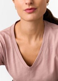 Willa V-Neck Cap Sleeve Tee