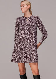 Dashed Animal Flippy Dress