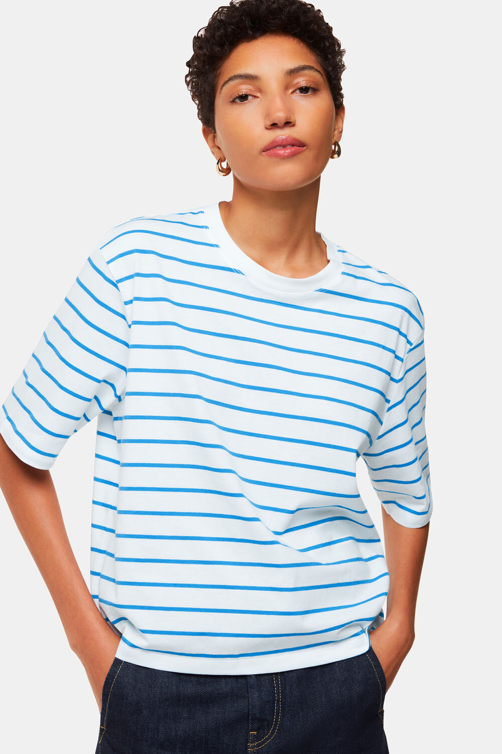 Stripe Short Sleeve T-shirt