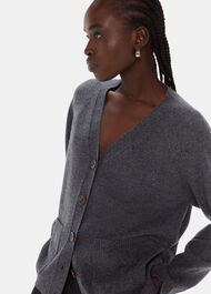 Wool Relaxed Pocket Cardigan
