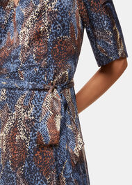 Marlow Dashed Snake Dress