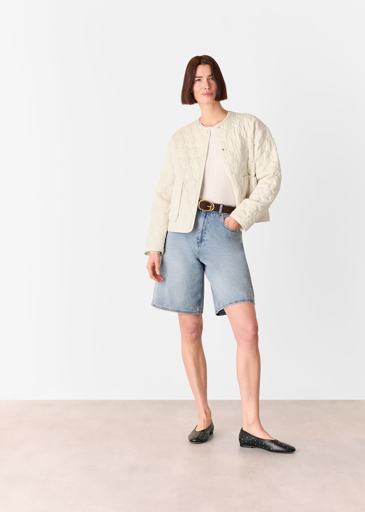 Maya Cotton Quilted Jacket