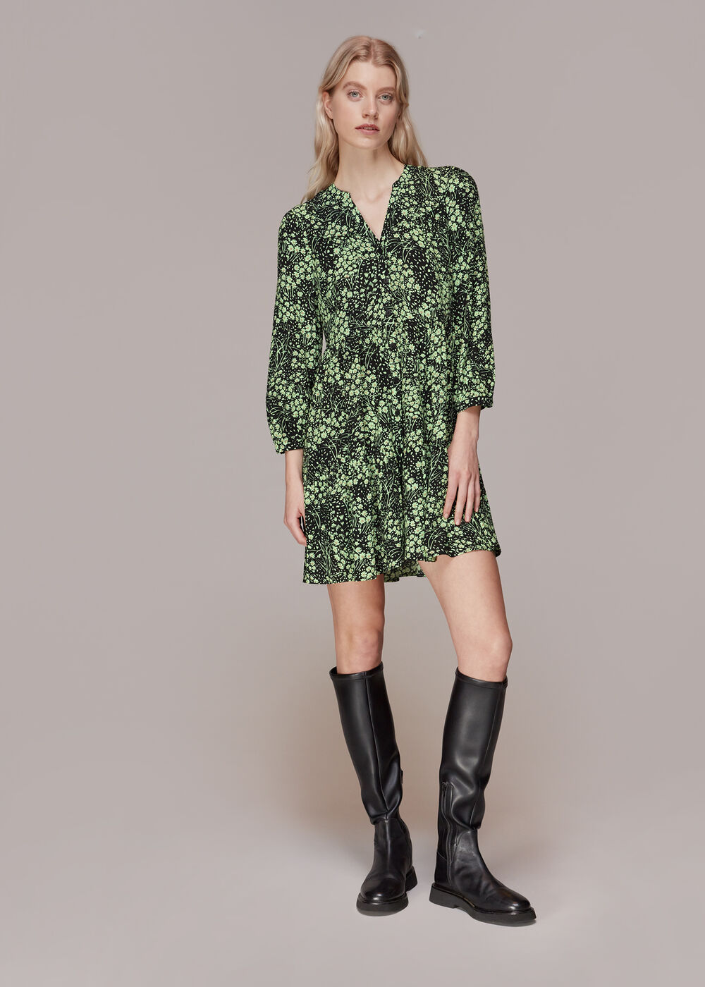 Daisy Meadow Print Dress