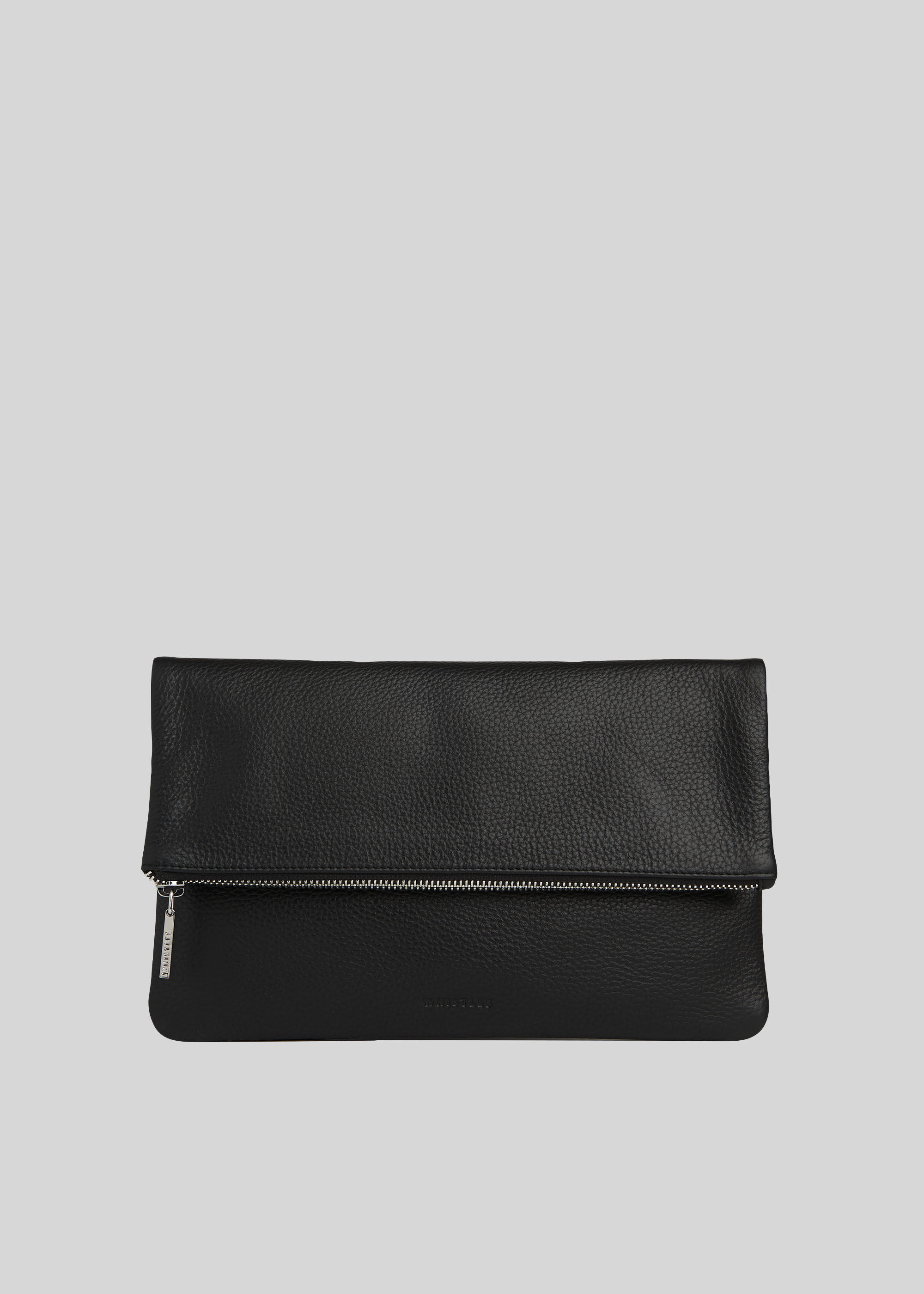 Black fold over clearance purse