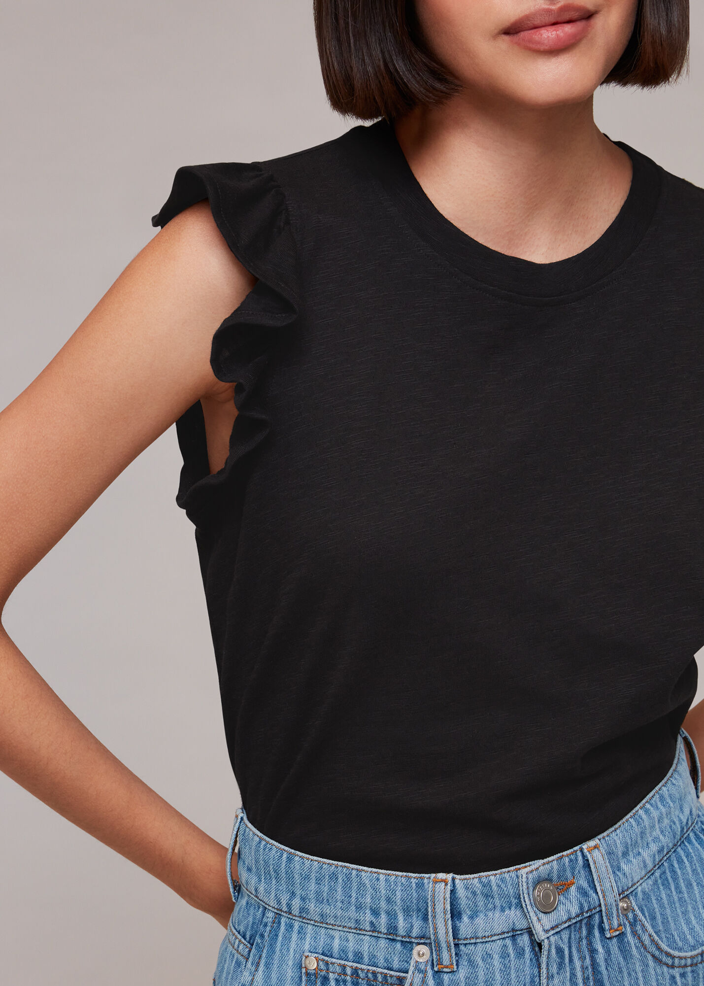 Frill cap 2025 sleeve top
