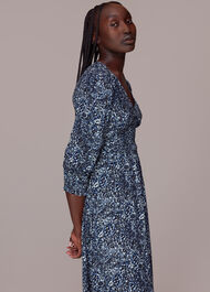 Speckled Leopard Midi Dress