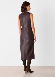 Leather Shift Dress