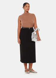 Abigail Tailored Midi Skirt