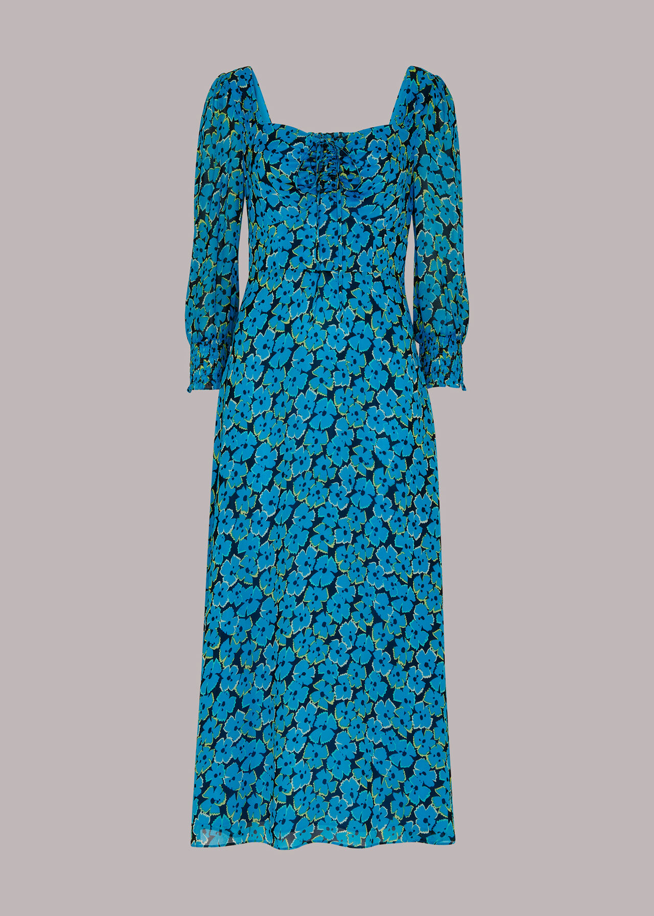 Farfalle Flower Midi Dress