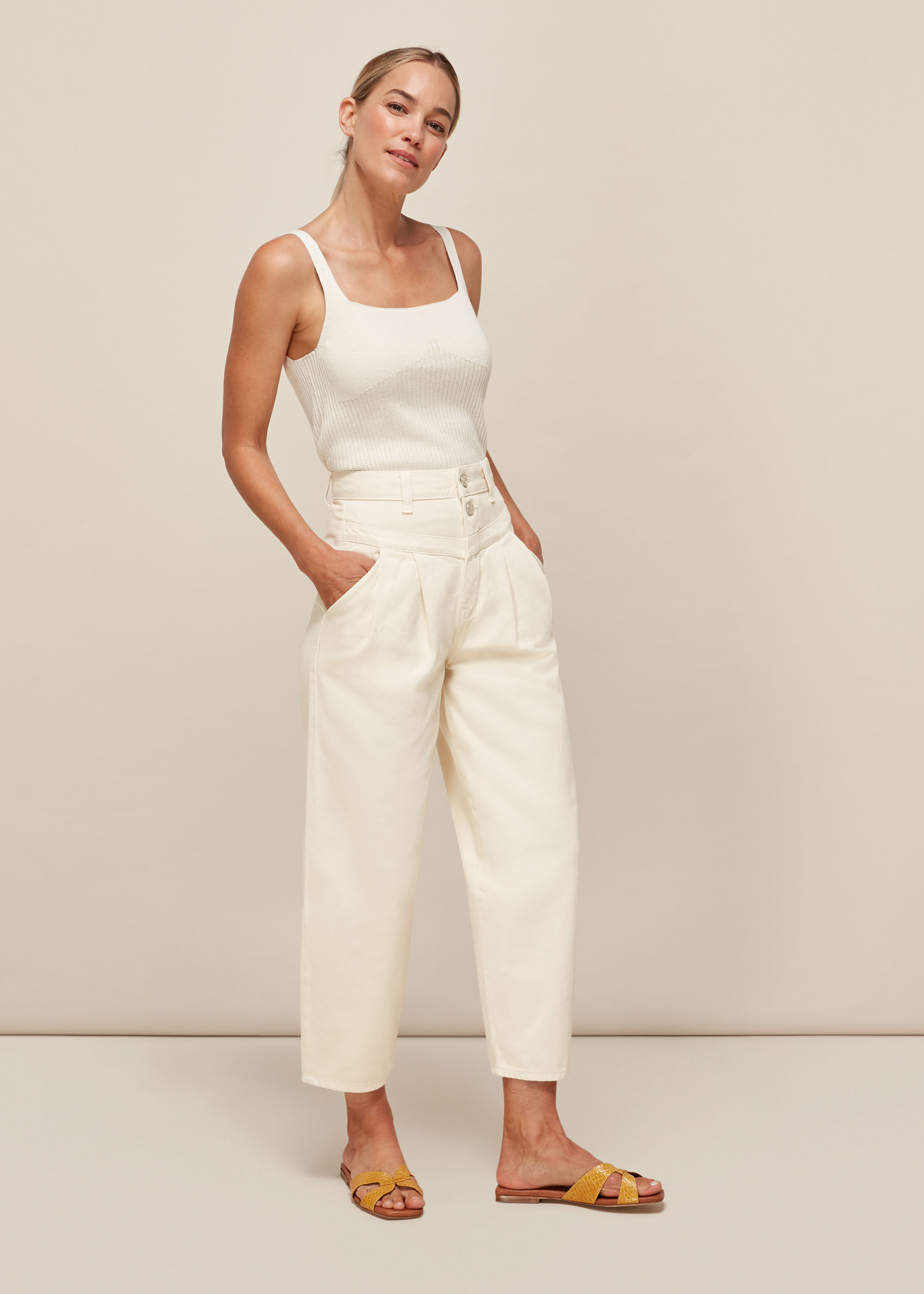 whistles white jeans