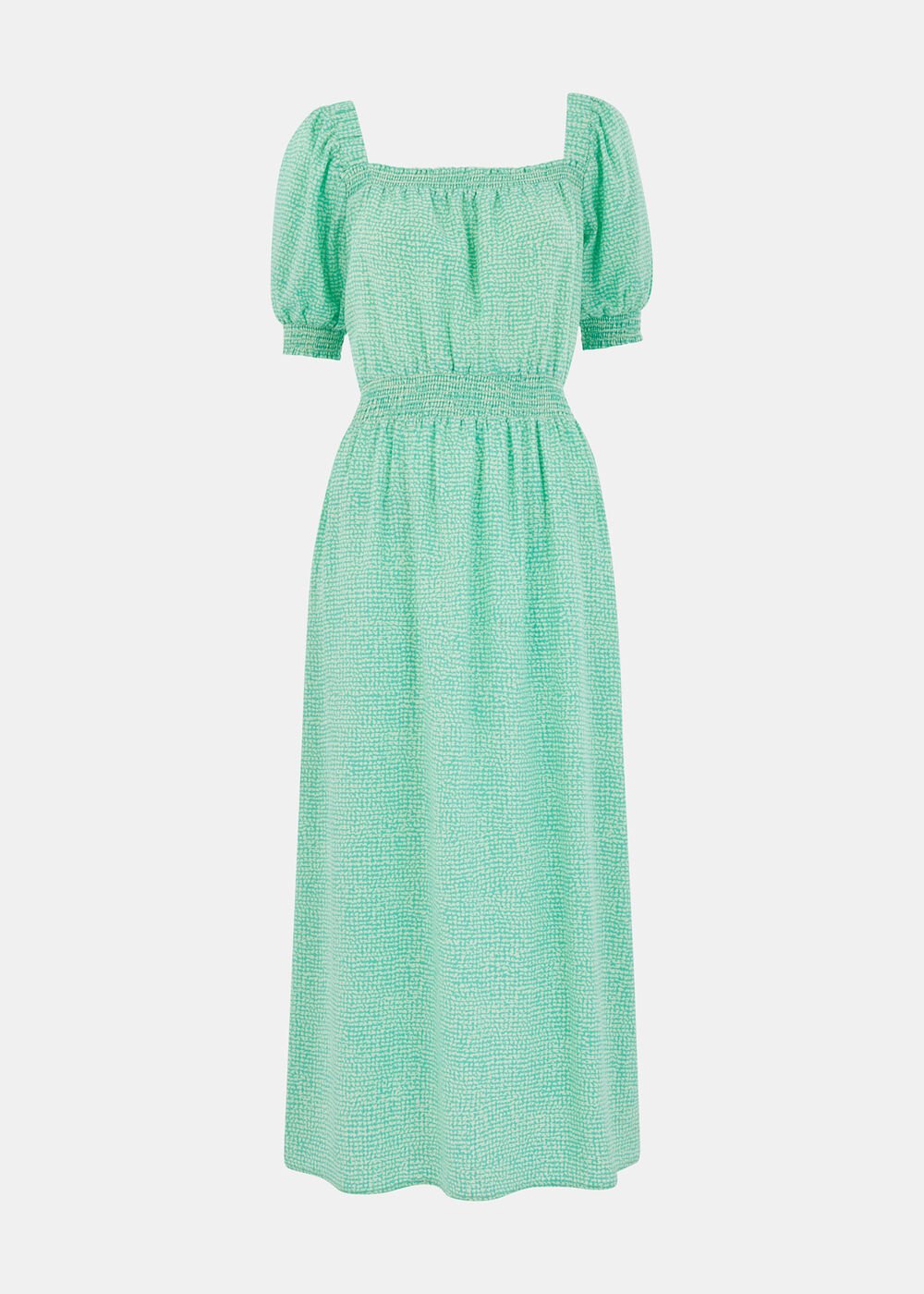 Scribble Check Dress