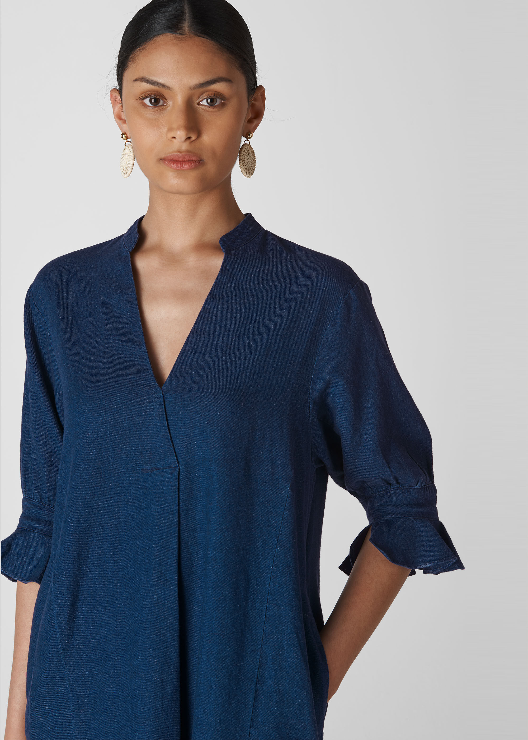 Whistles sonia hot sale denim dress