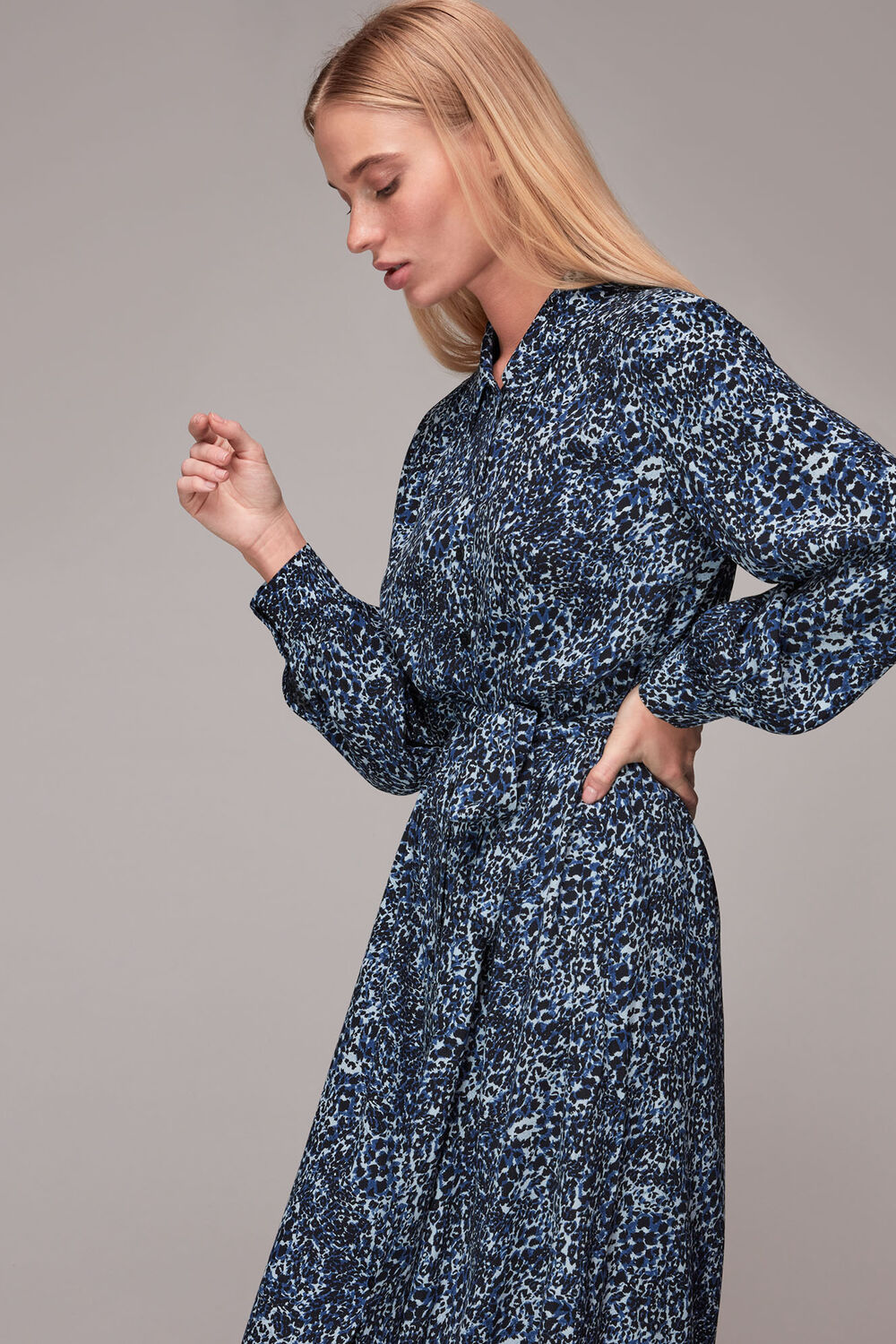 Micro Animal Shirt Dress