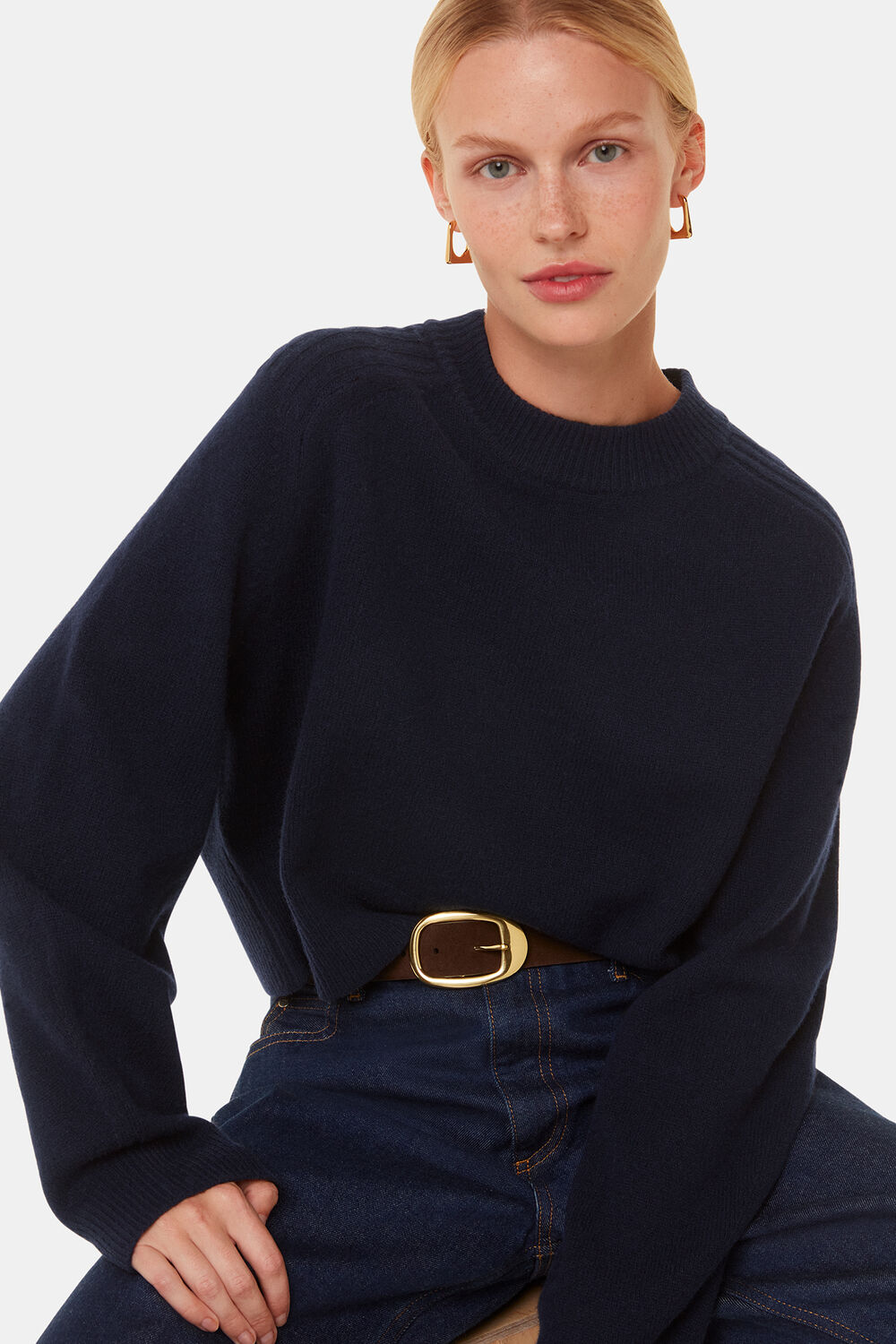 Wool Crop Relaxed Knit