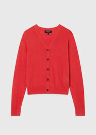 V Neck Linen Cardigan