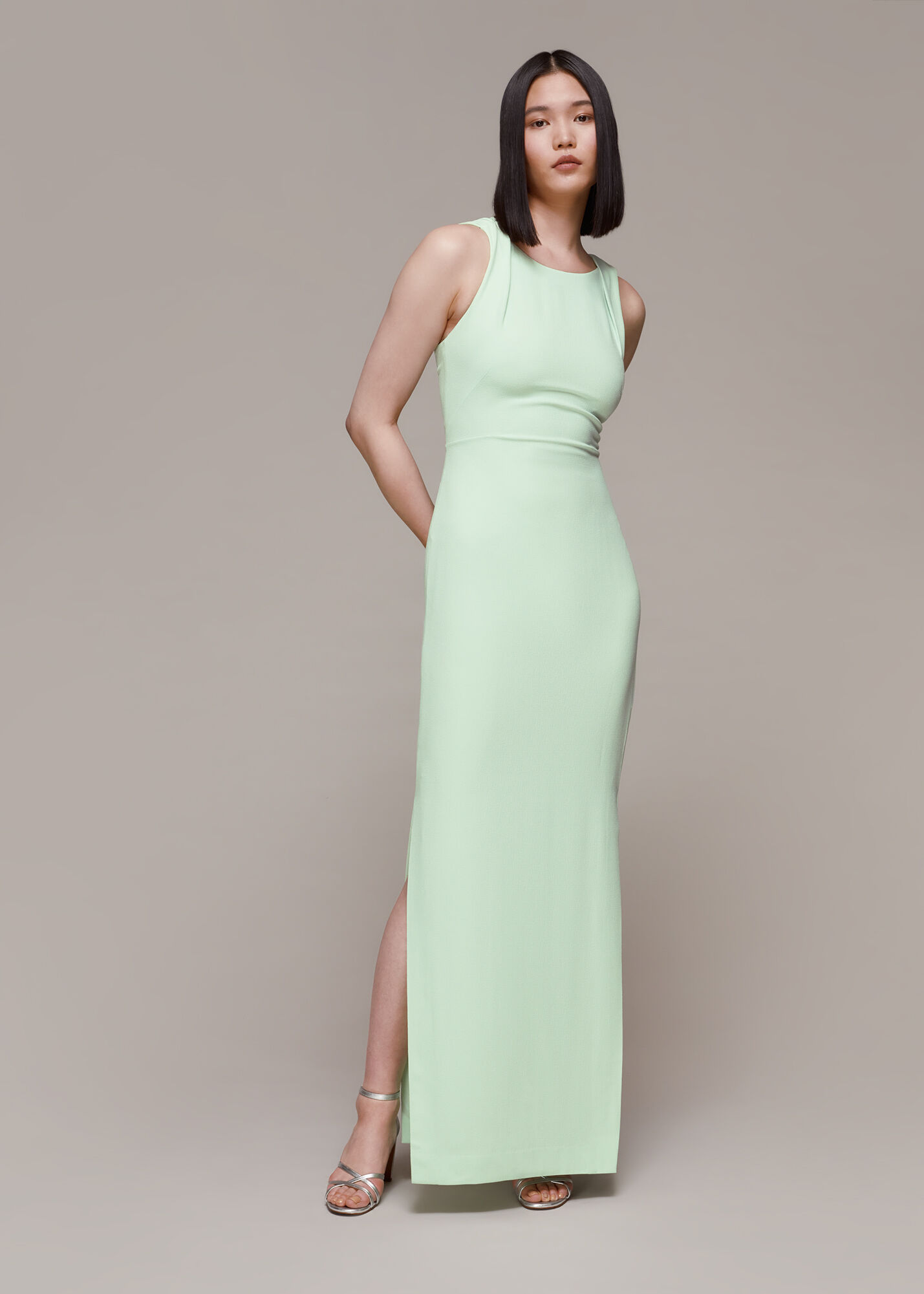 Mint Tie Maxi Dress