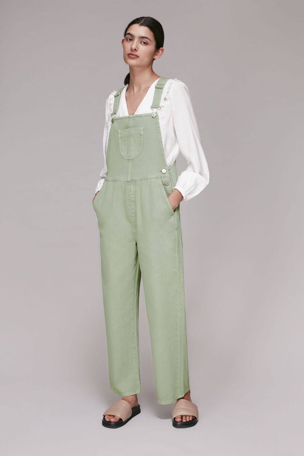 Khaki Leni Dungaree