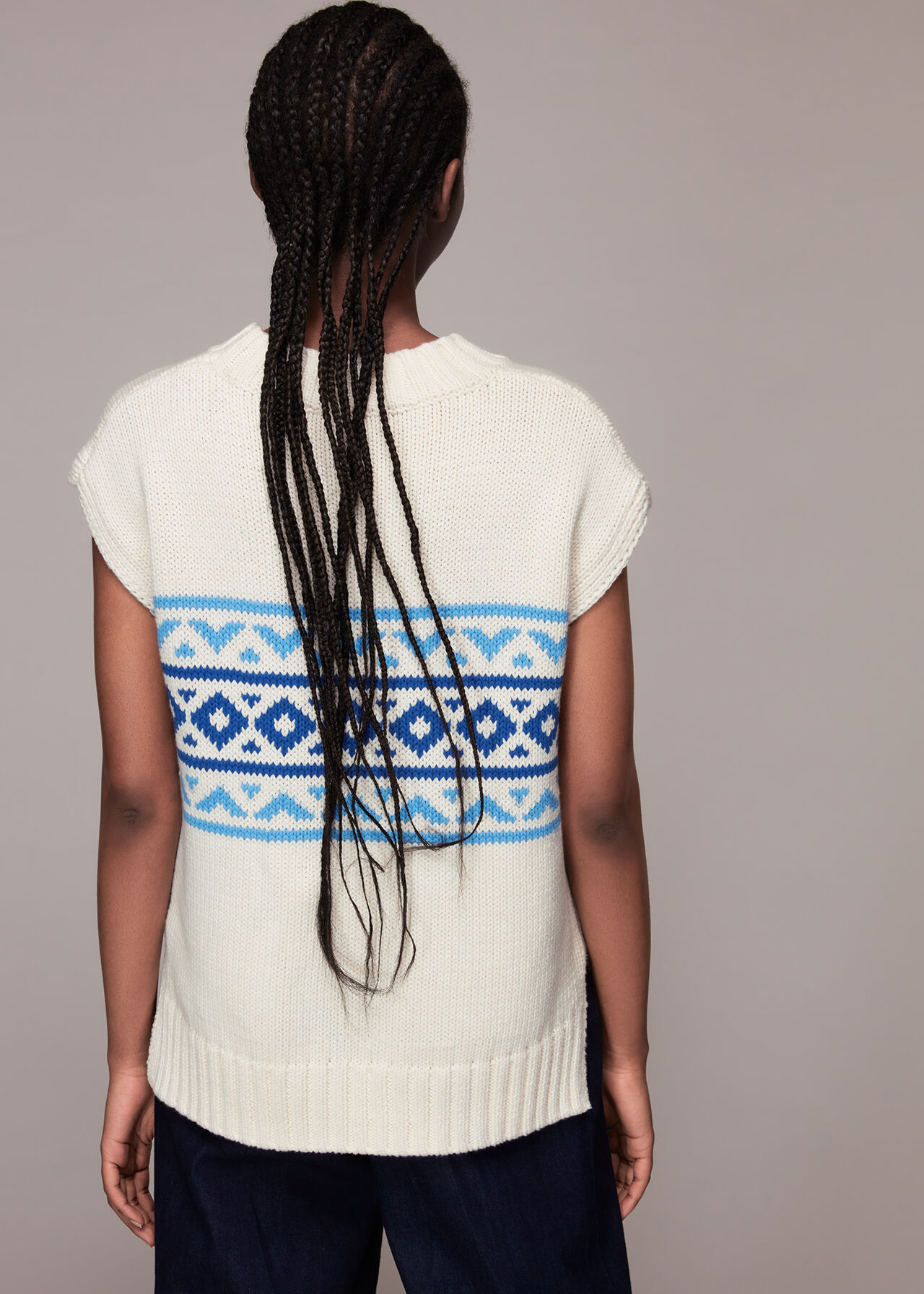 Fairisle High Neck Tank